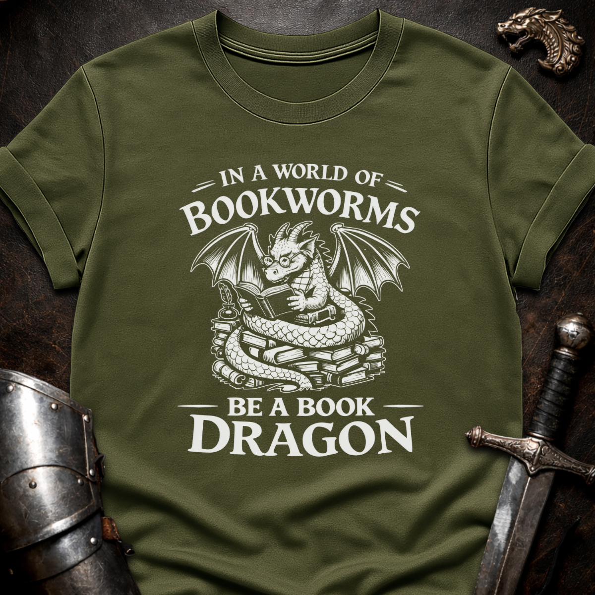 Book Dragon T-Shirt