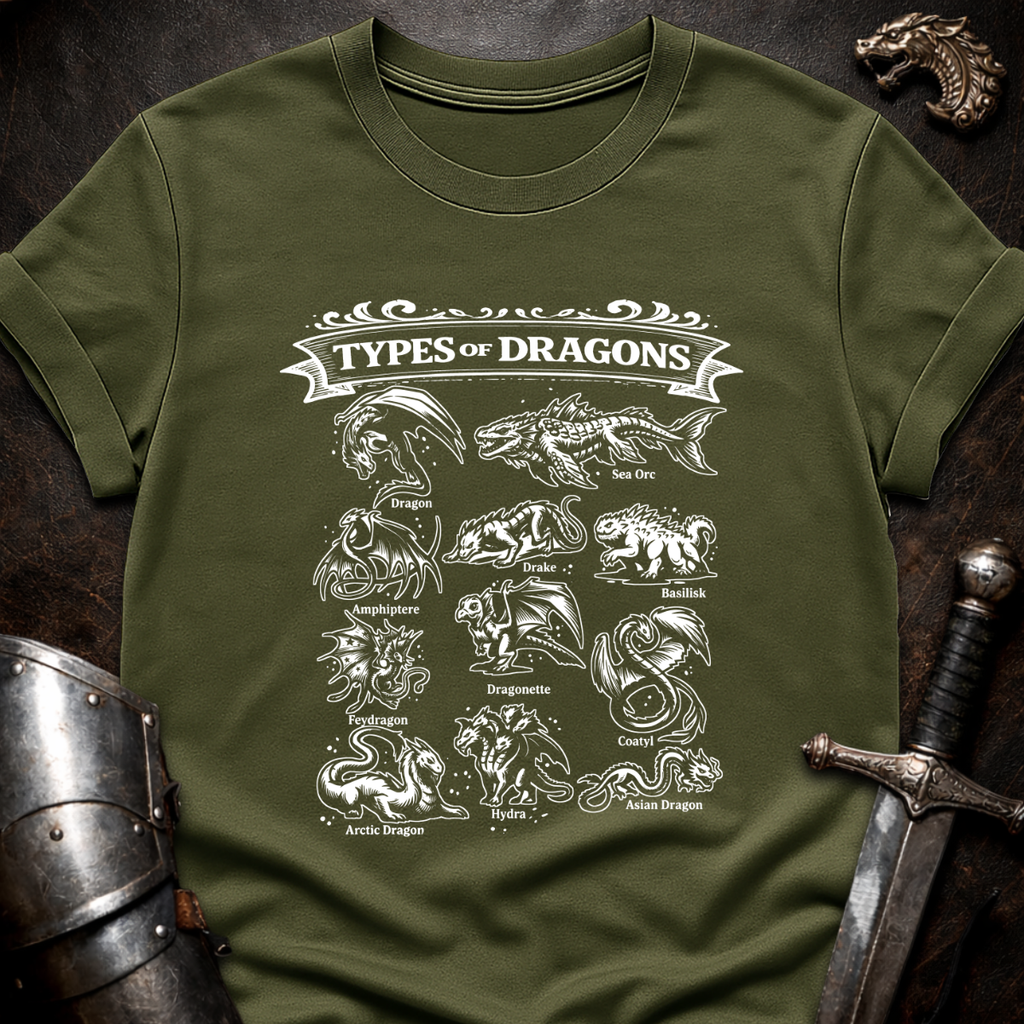 Types of Dragons T-Shirt