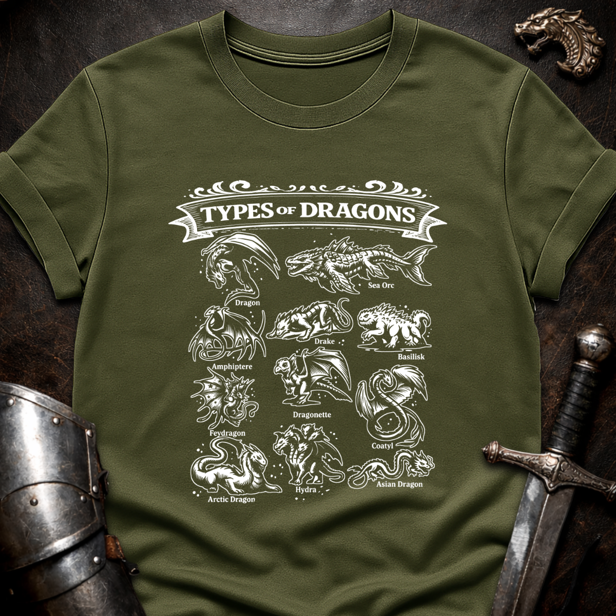 Types of Dragons T-Shirt