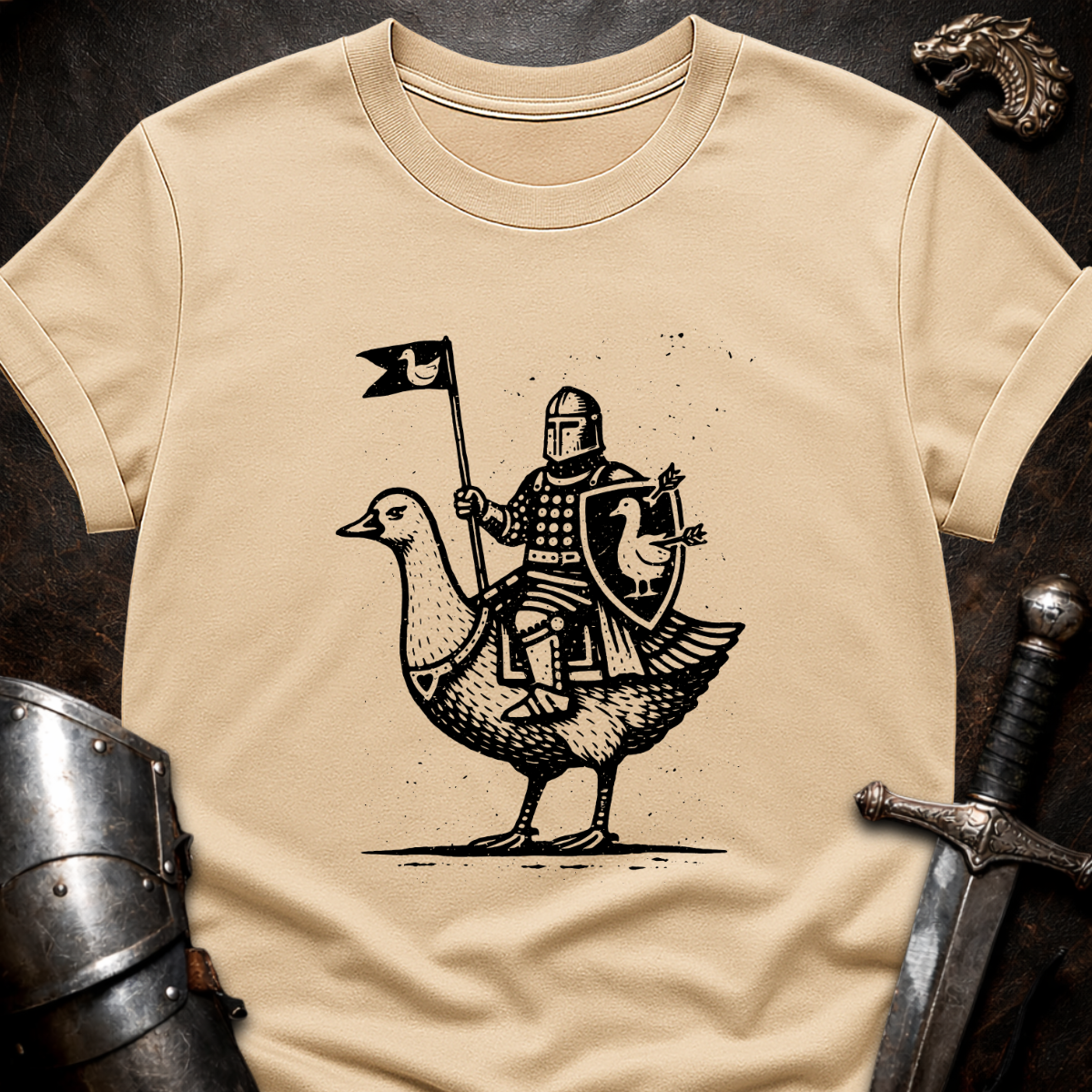 Knight on Goose T-Shirt