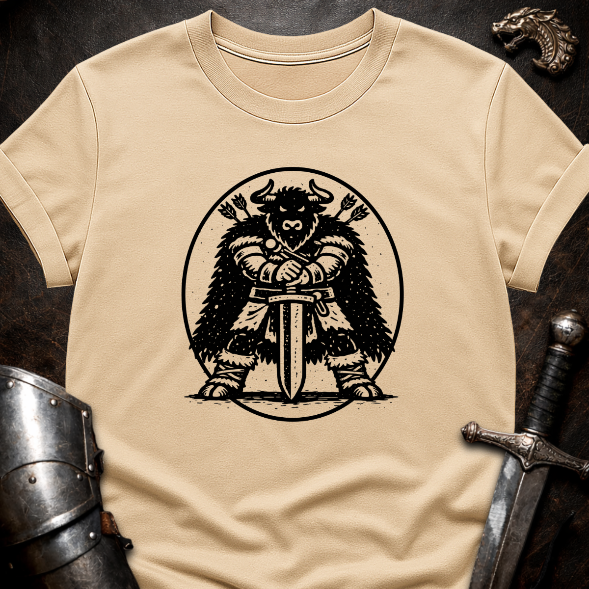 Minotaur with Sword T-Shirt