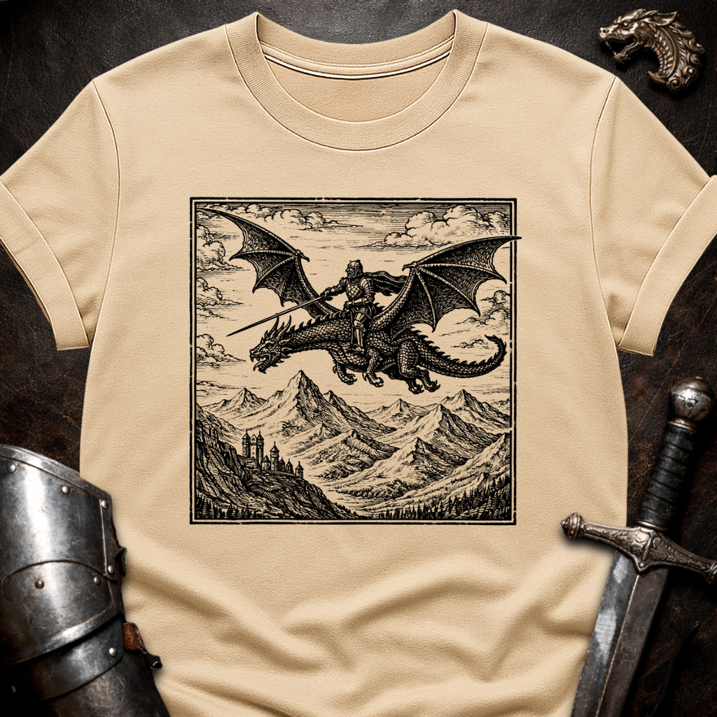 Knight on Dragon T-Shirt