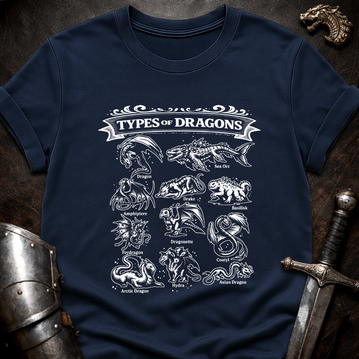 Types of Dragons T-Shirt