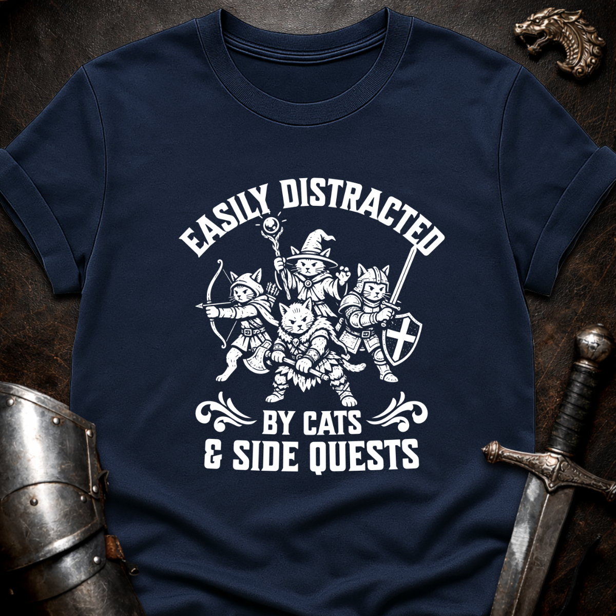 Cats & Side Quests T-Shirt