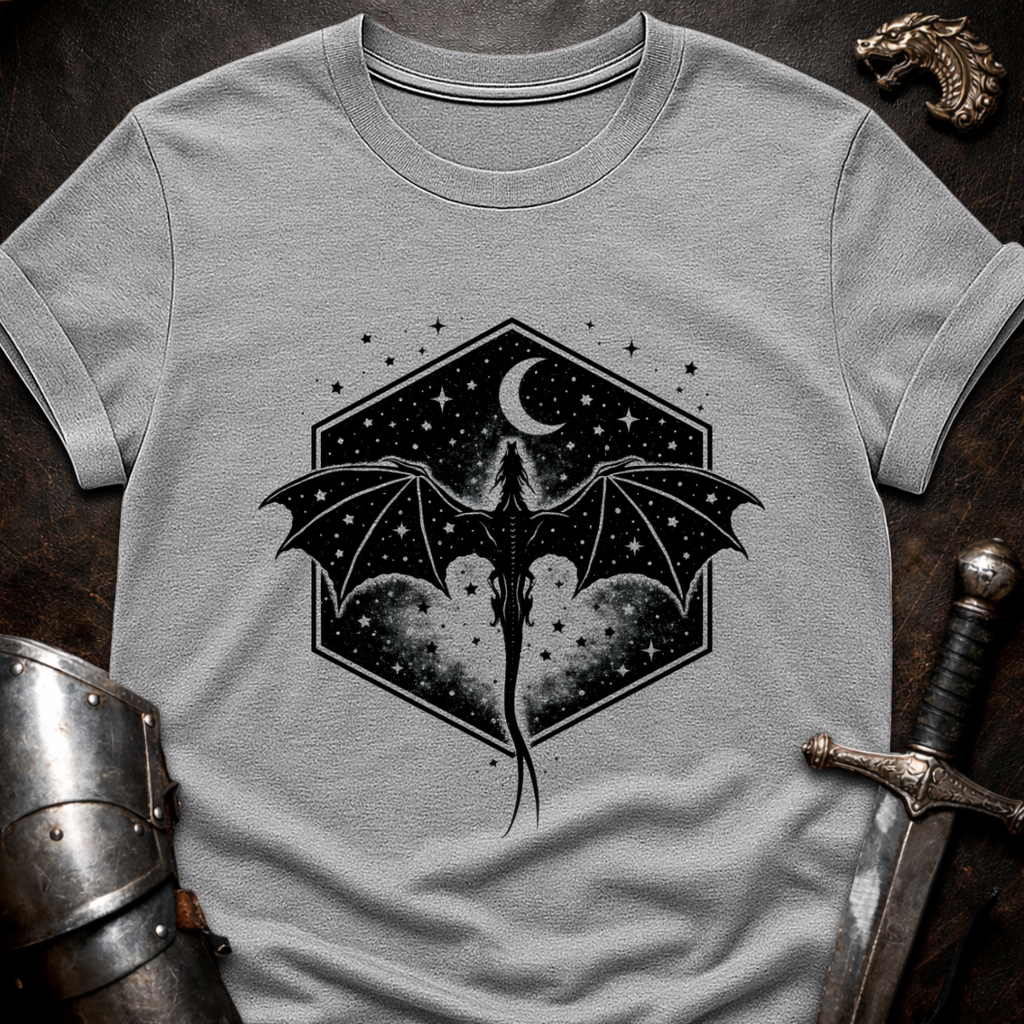 Dragon In Hexagon T-Shirt