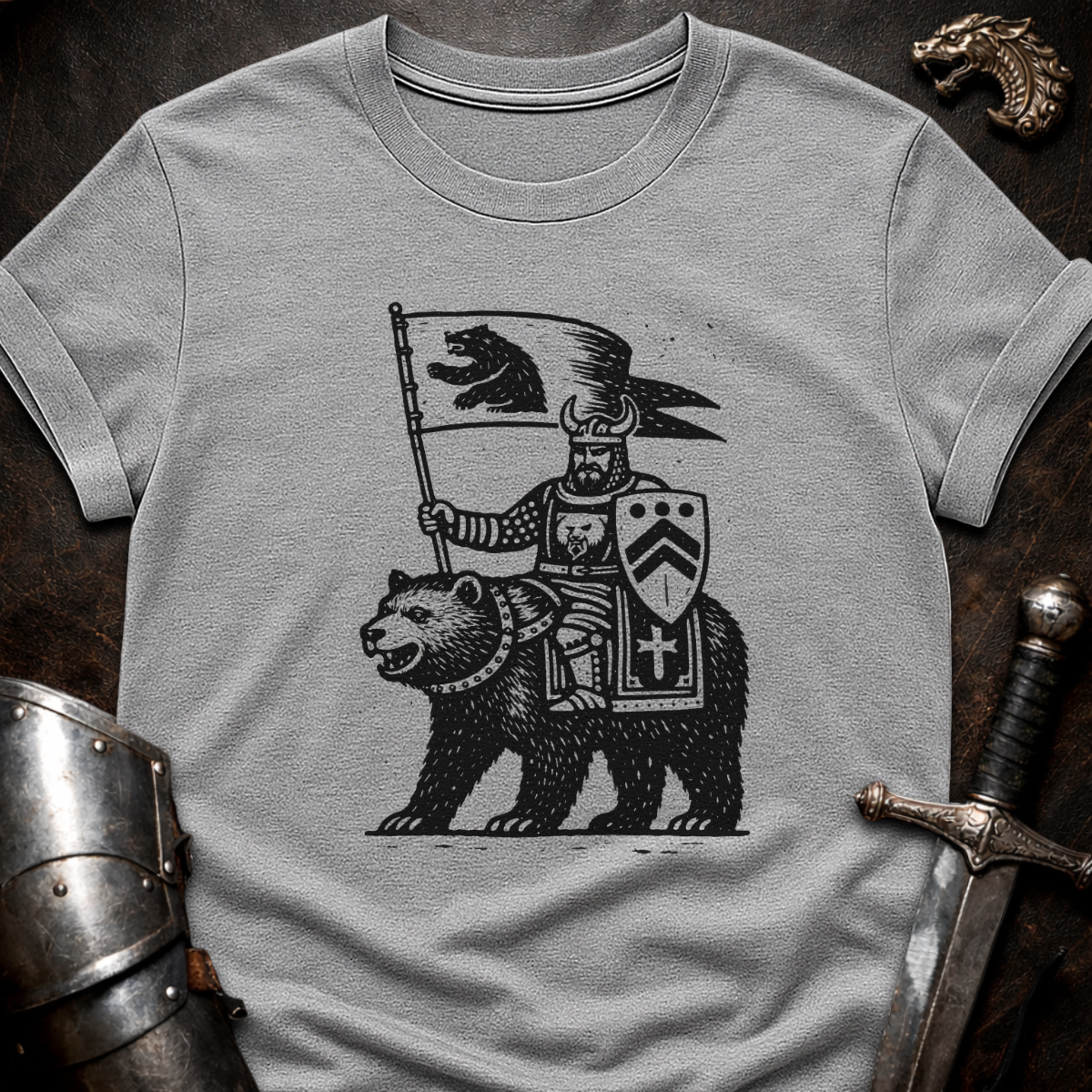 Viking on Bear T-Shirt