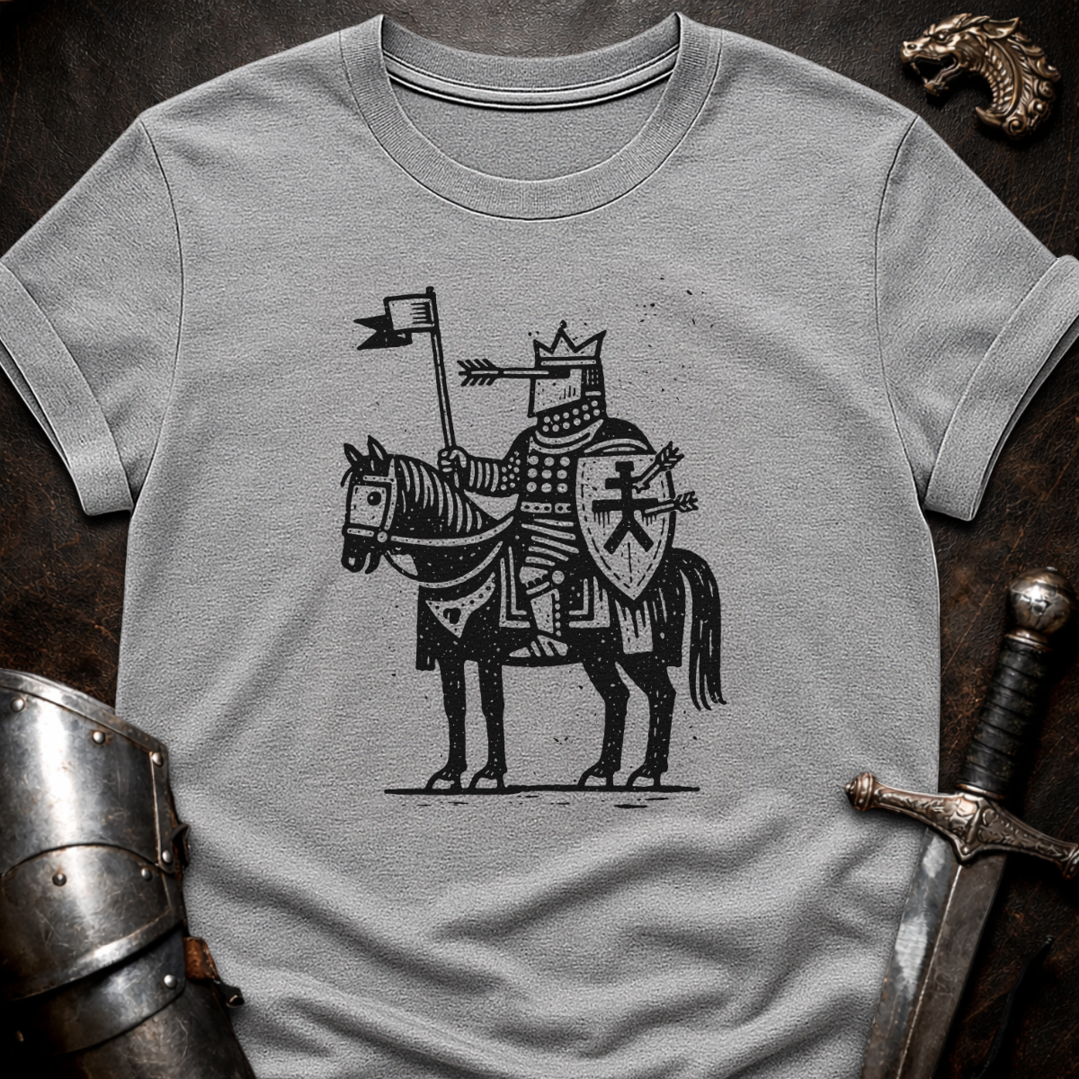 Knight On Horse T-Shirt