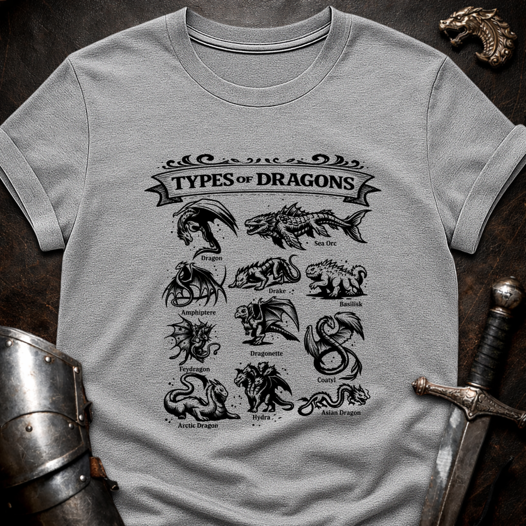 Types of Dragons T-Shirt