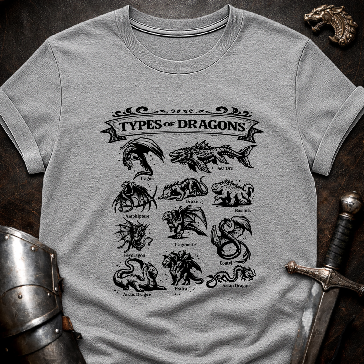 Types of Dragons T-Shirt