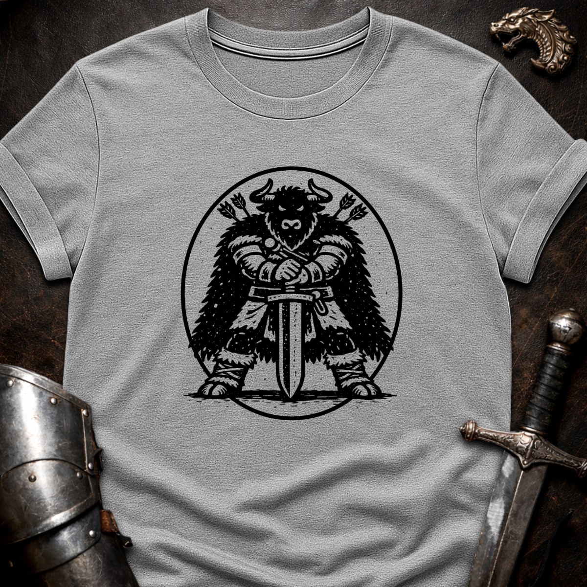 Minotaur with Sword T-Shirt