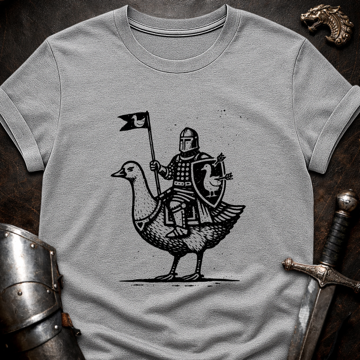 Knight on Goose T-Shirt