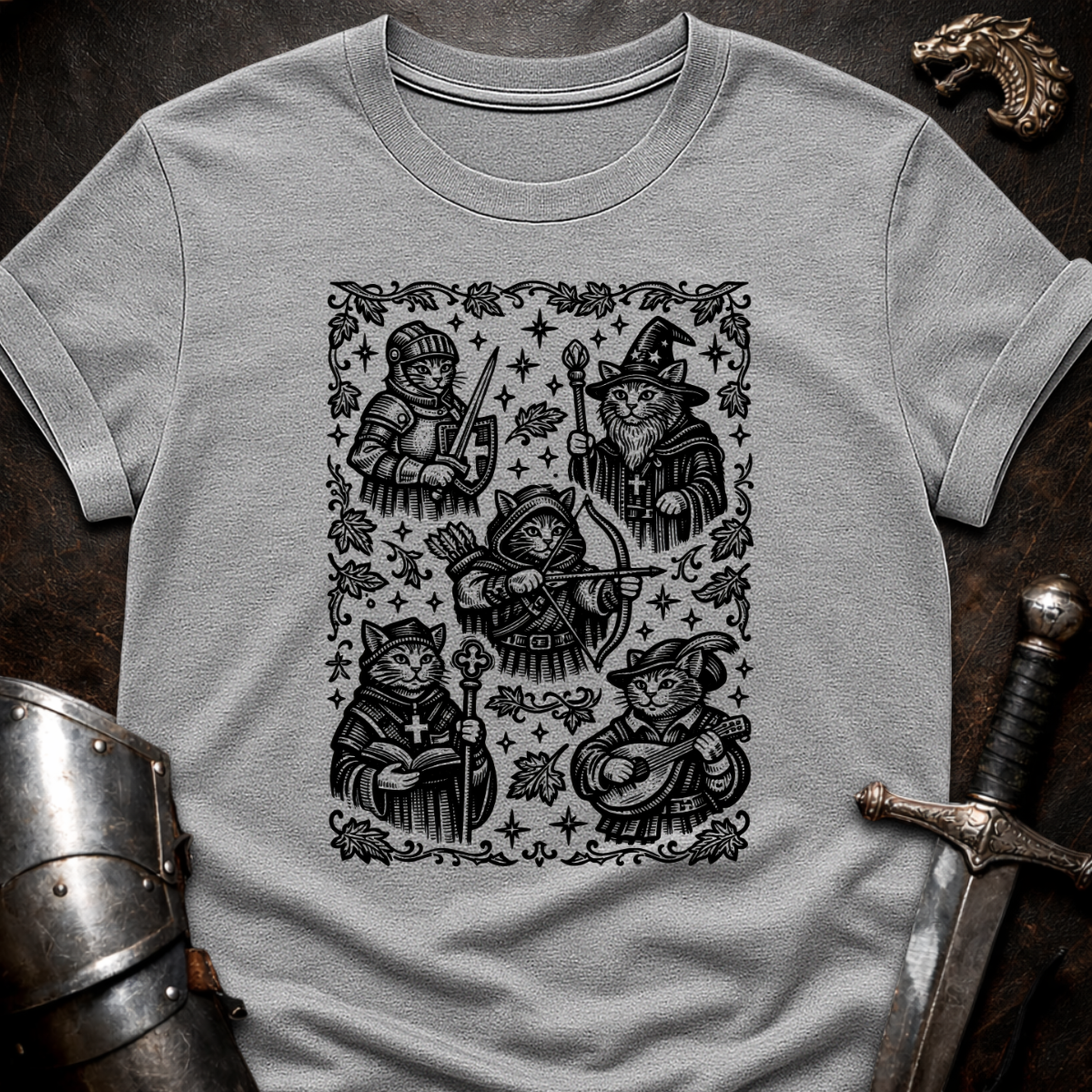 Medieval Cats T-Shirt