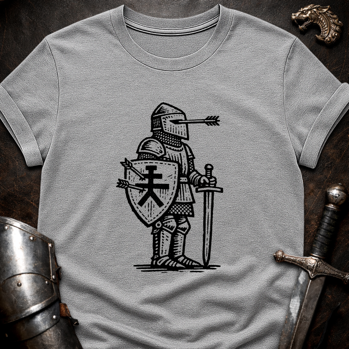 Knight With Arrows T-Shirt