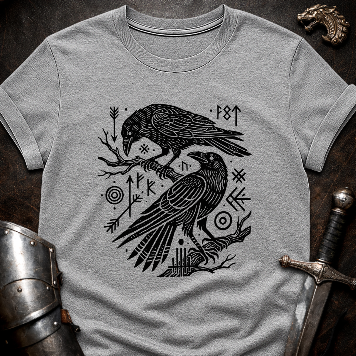 Ravens on Branches T-Shirt