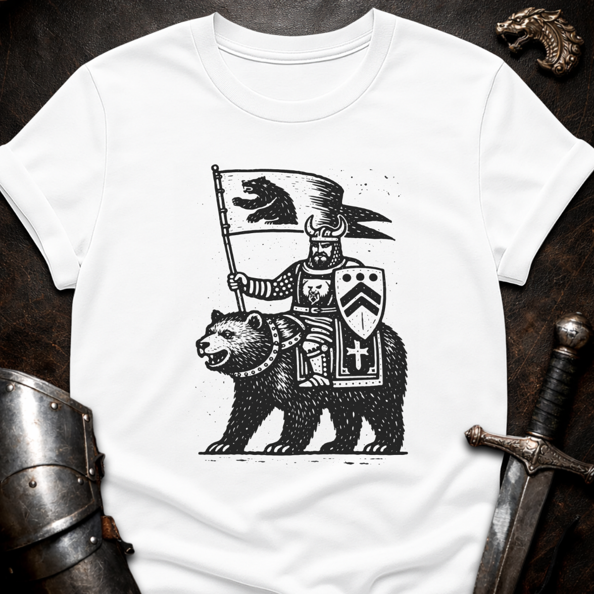 Viking on Bear T-Shirt