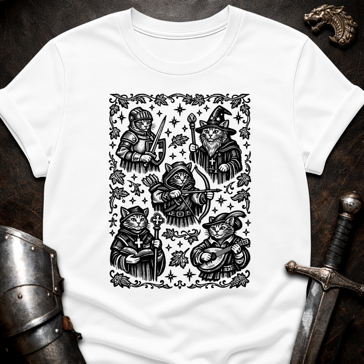 Medieval Cats T-Shirt