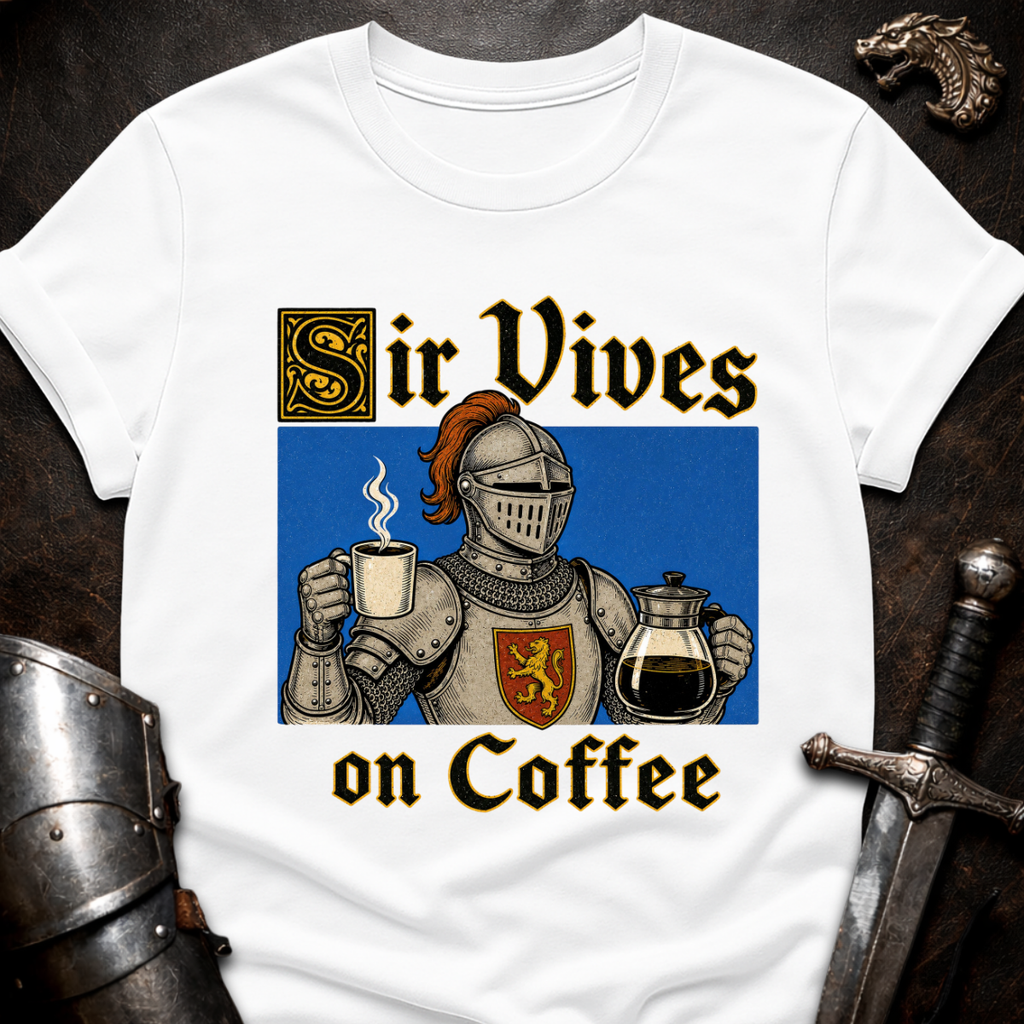 Sir Vives on Coffee T-Shirt
