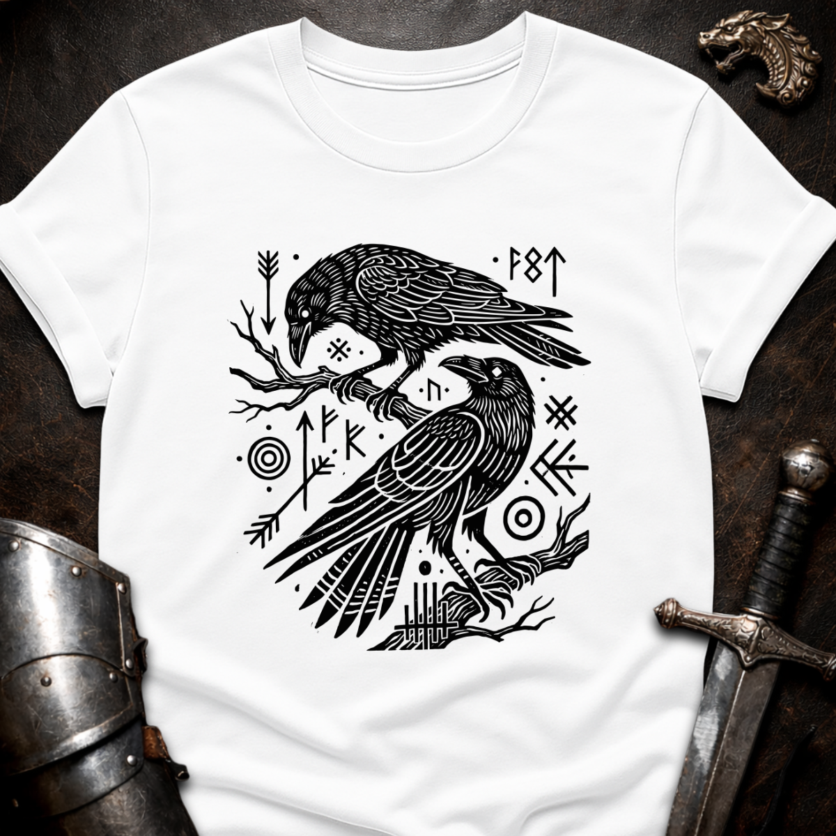 Ravens on Branches T-Shirt