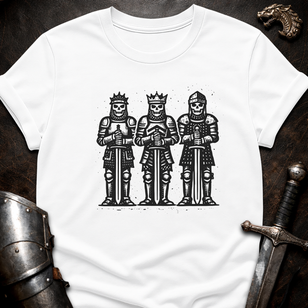 3 Skeleton Knights T-Shirt