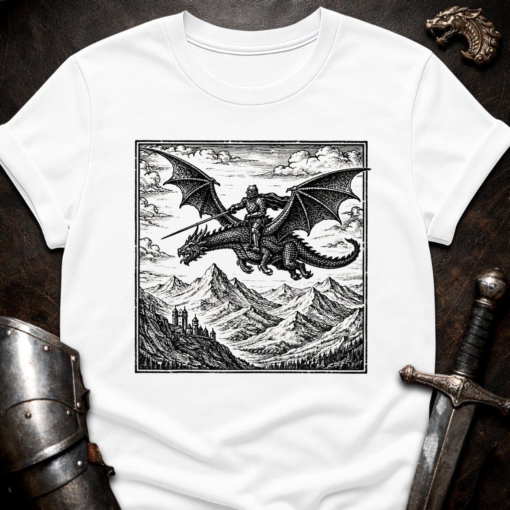 Knight on Dragon T-Shirt