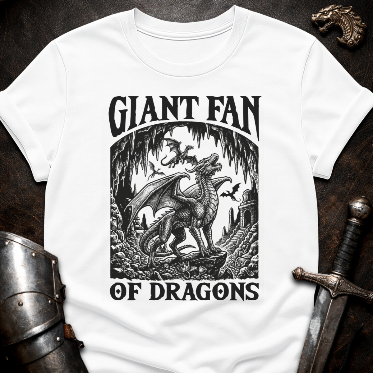 Giant Fan of Dragons T-Shirt
