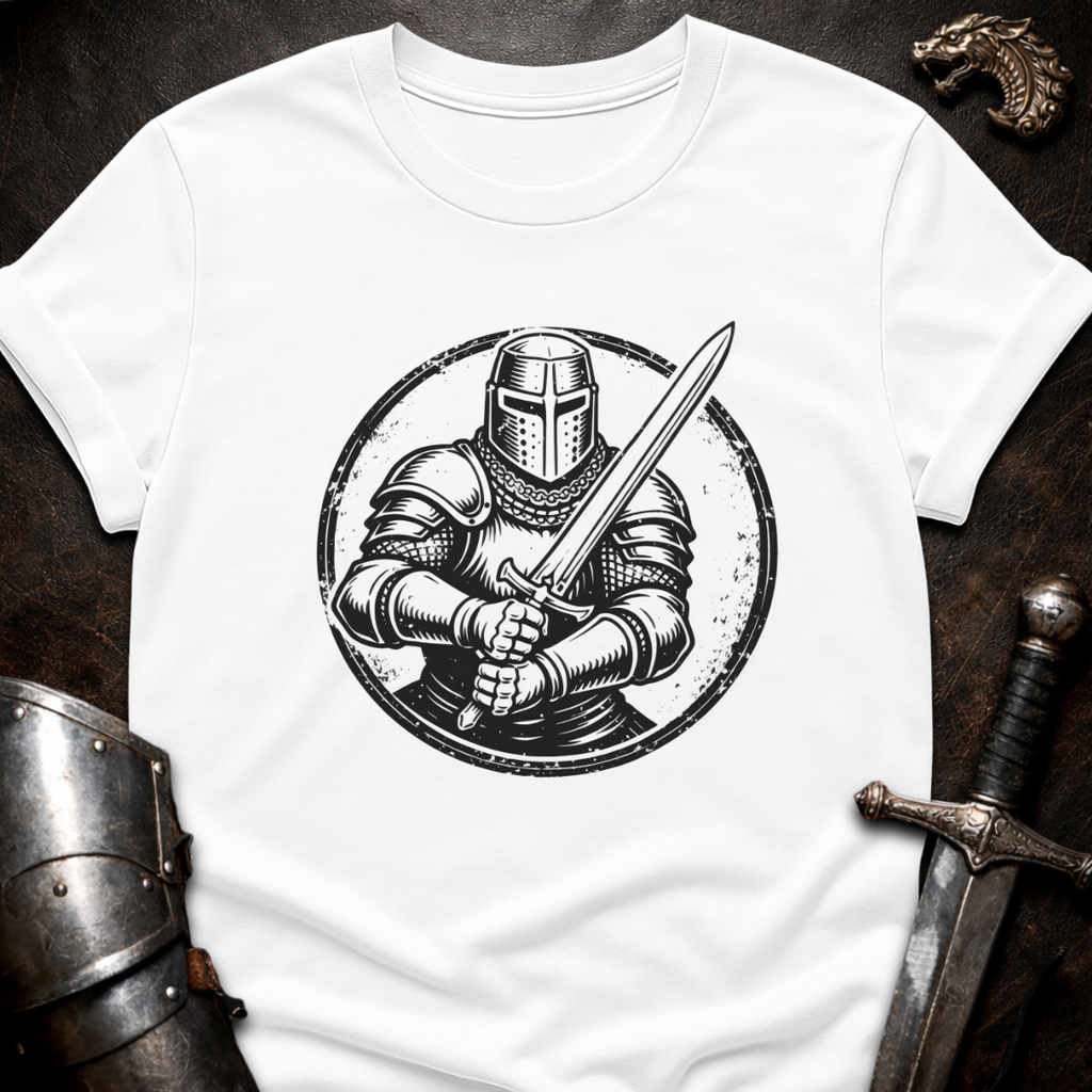 Knight in Circle T-Shirt