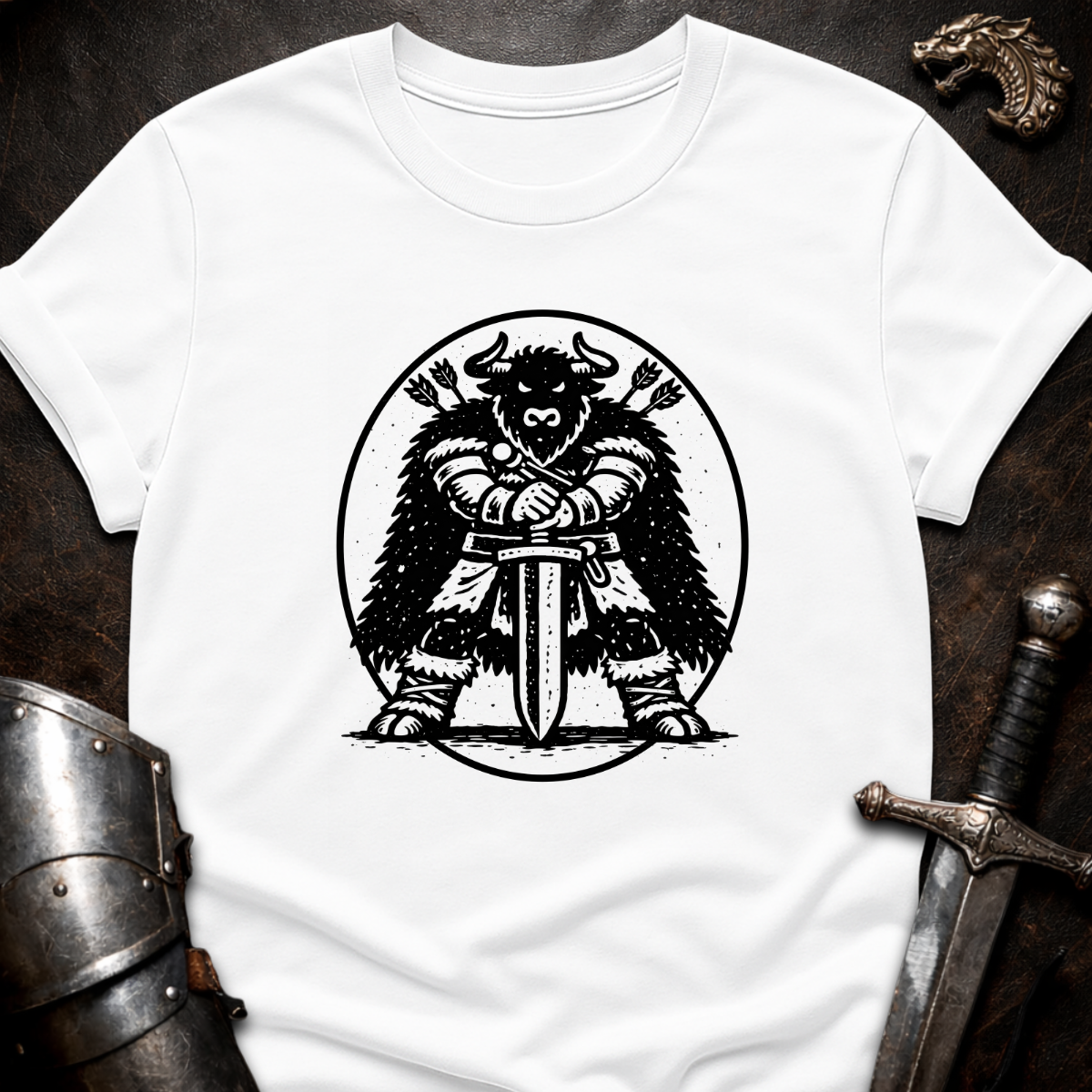 Minotaur with Sword T-Shirt